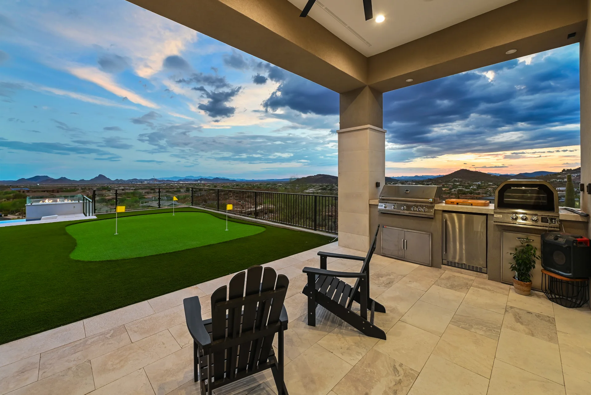 Praiano Way outdoor patio grill