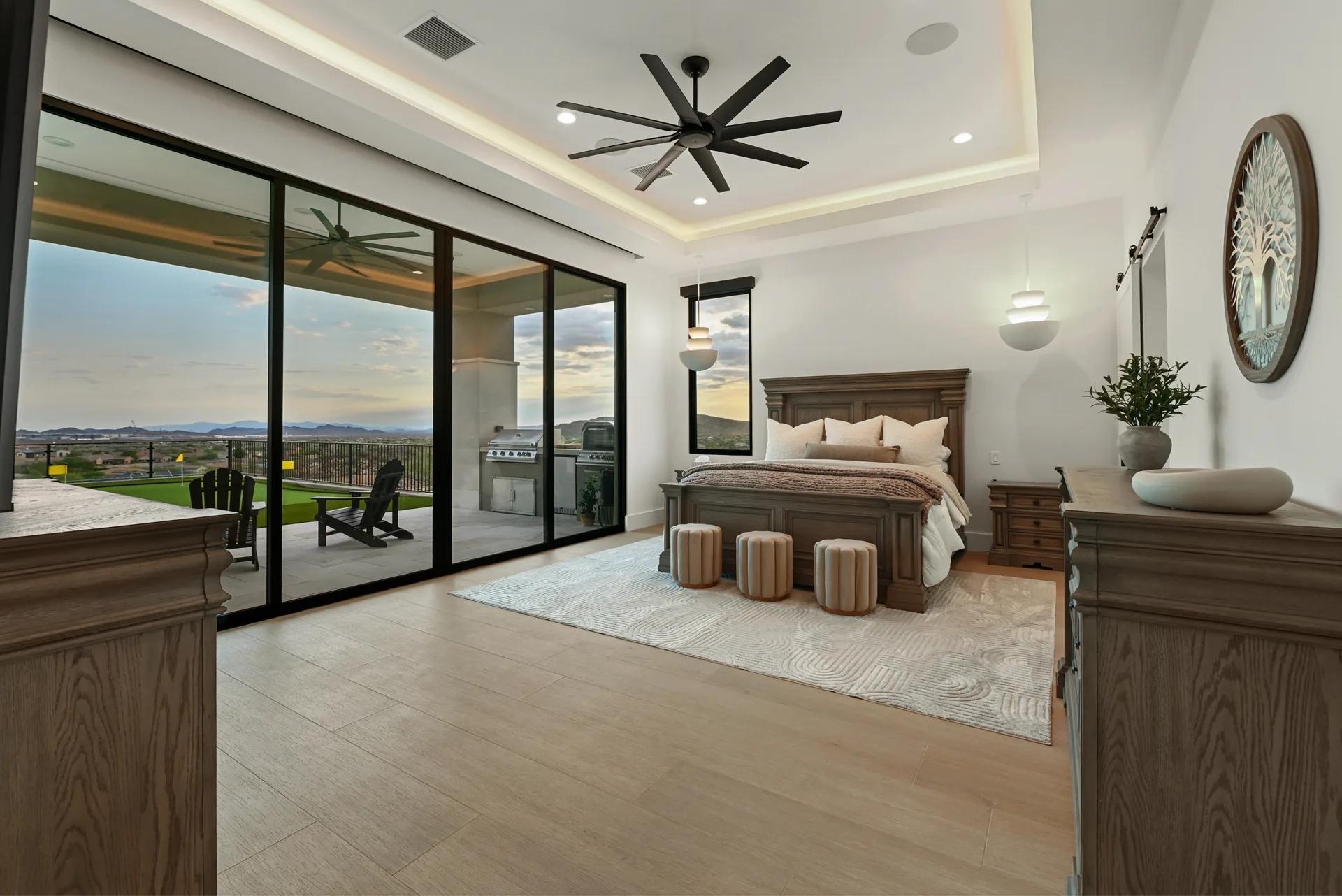 Praiano Way golden primary suite