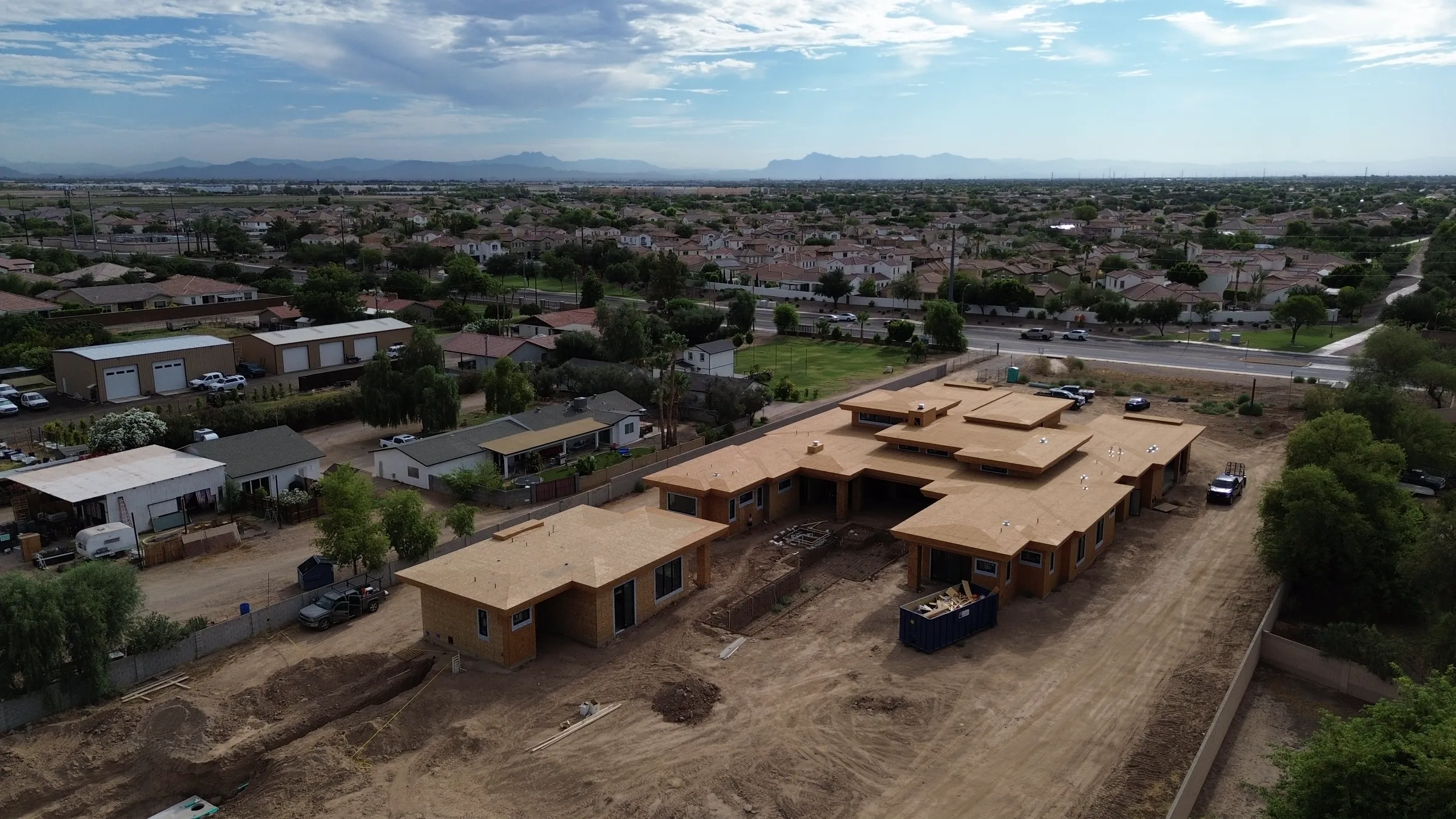 Cooper Road aerial view 2