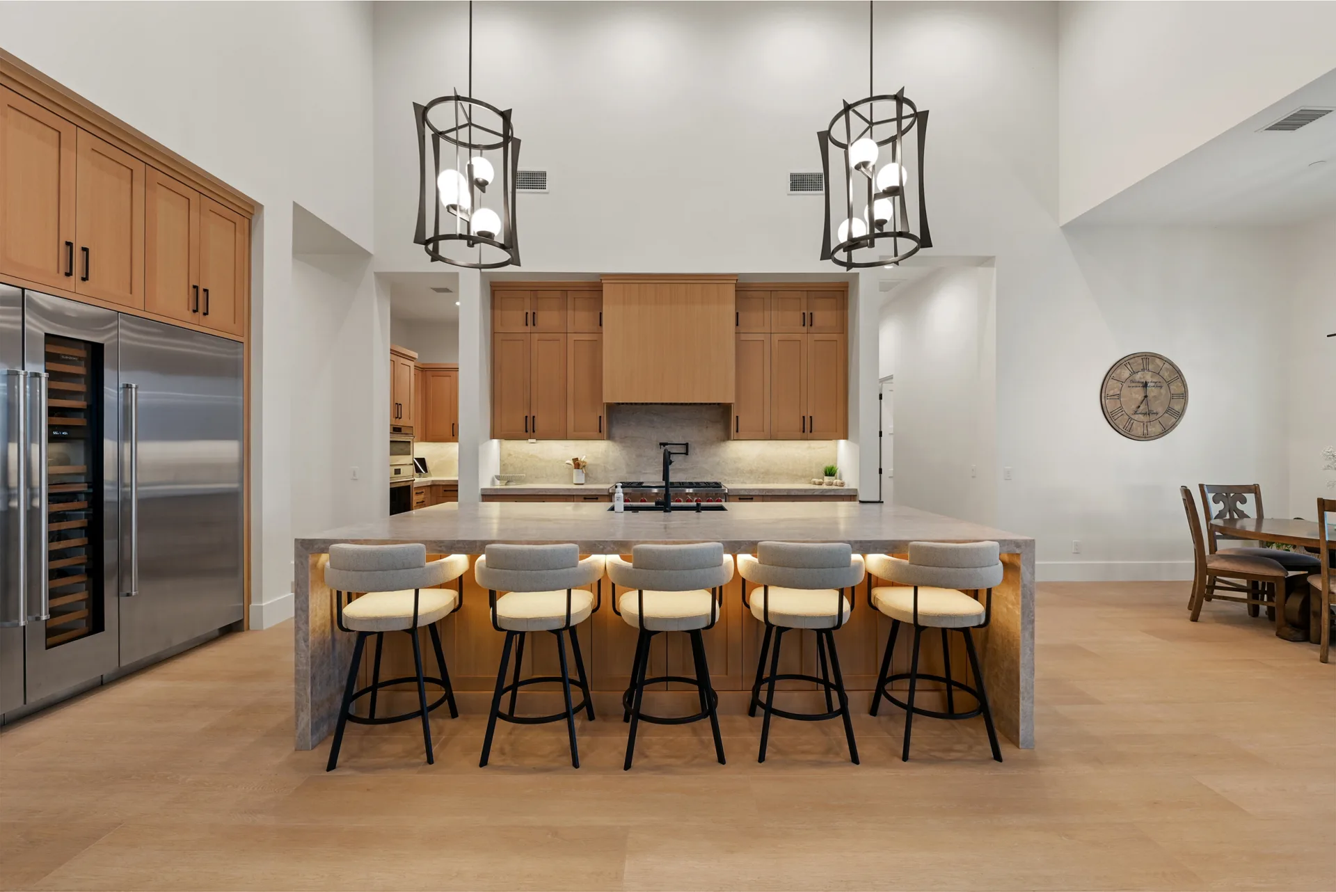 Praiano Way kitchen sitting detail