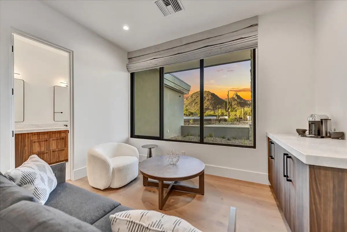 Guest sitting area