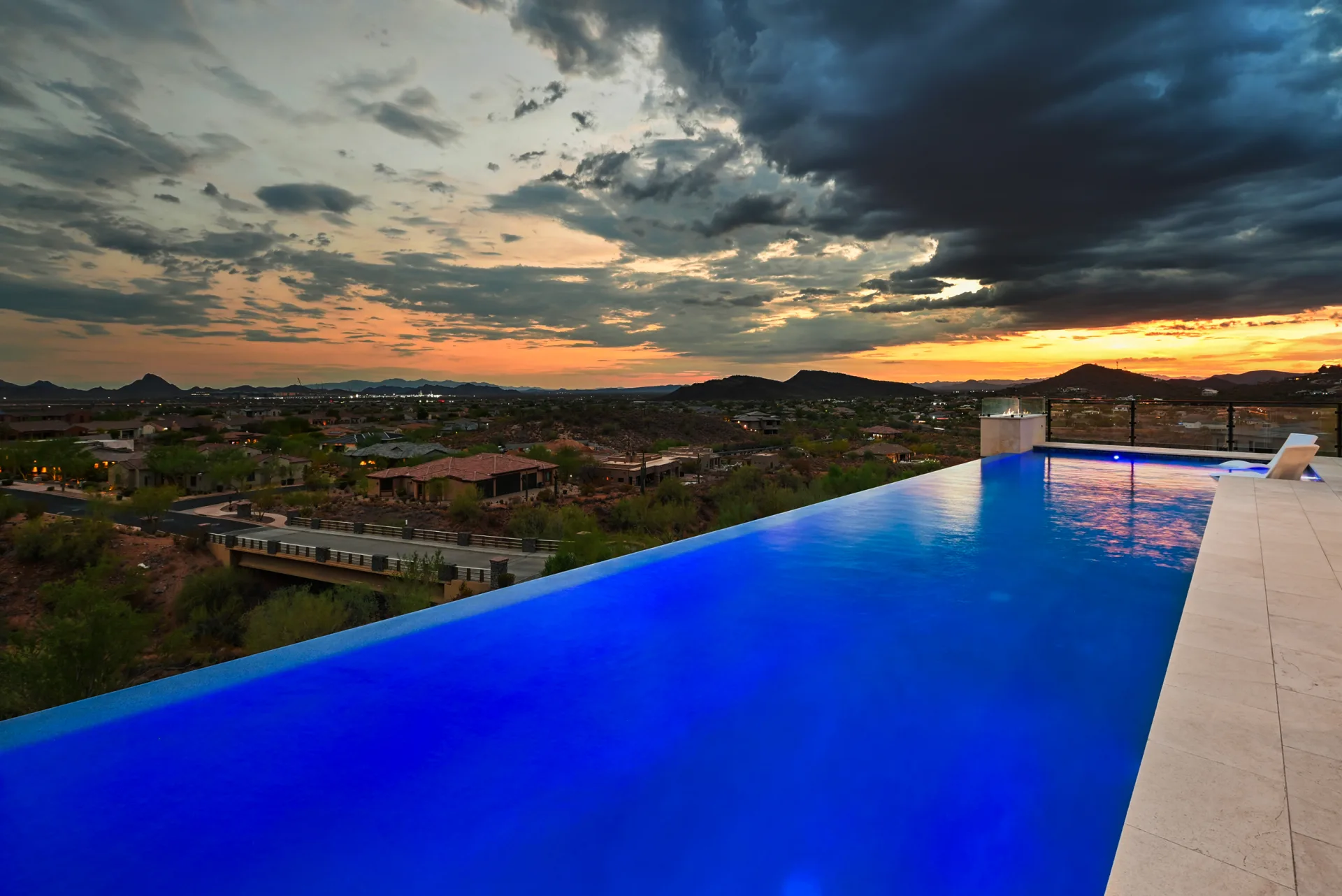 Praiano Way negative-edge pool
