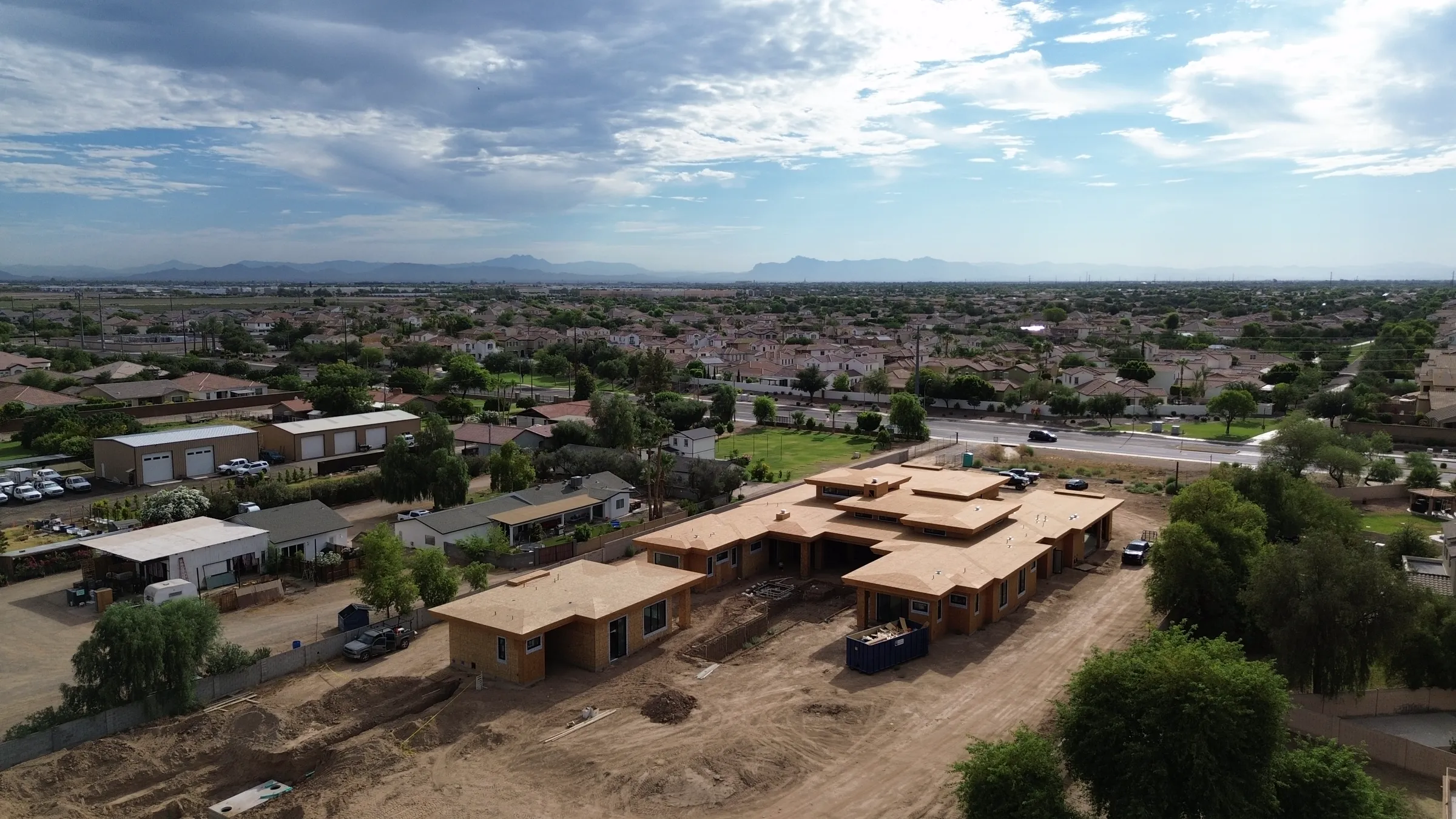 Cooper Road aerial view 8