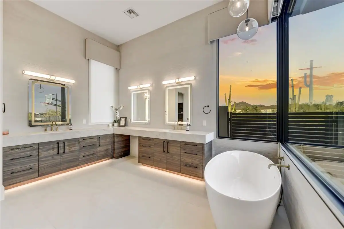 Primary spa bath